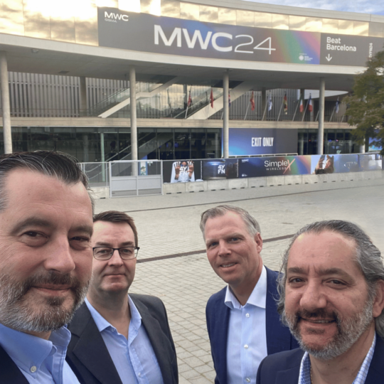 MWC2024 Barcelona Picture of the SImplex Team