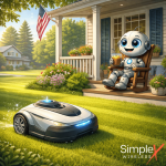 cellular connected robot lawnmower