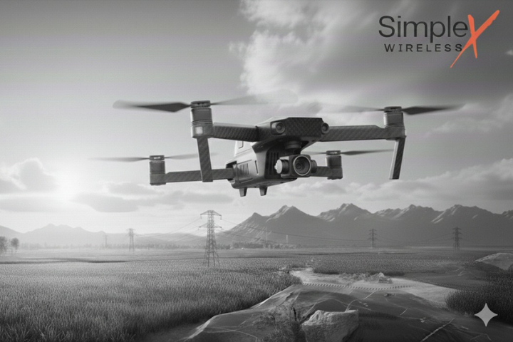 Drones with 4G 5G Cellular Connection