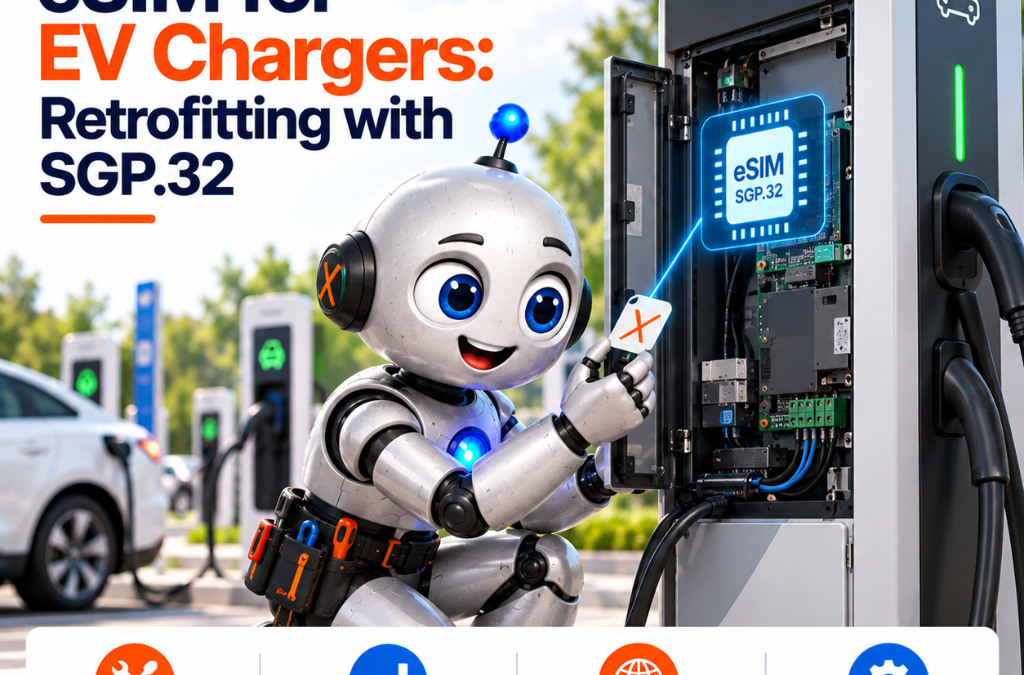 An Article about eSIMs for EV Chargers